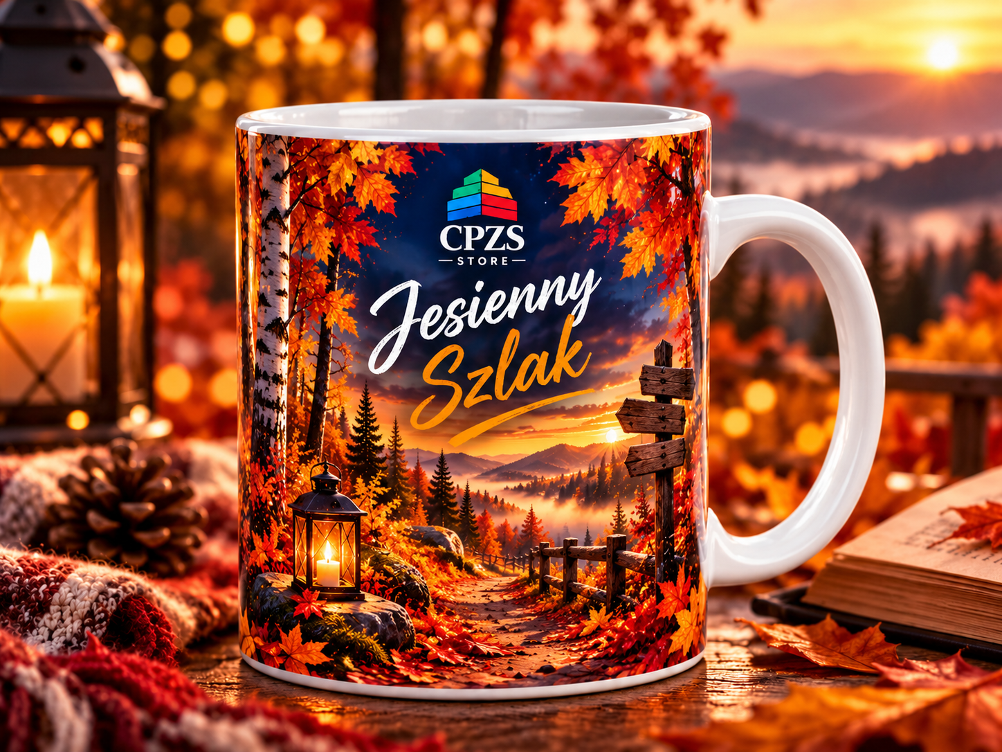 🍁 Kubek „Jesienny Szlak” - 330 ml